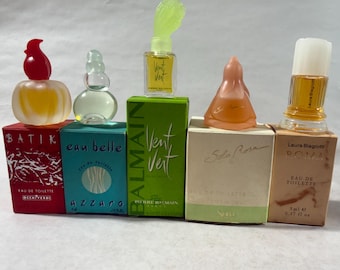 Vintage Perfume Miniature Collection | Azzaro, Balmain, Biagiotti & More