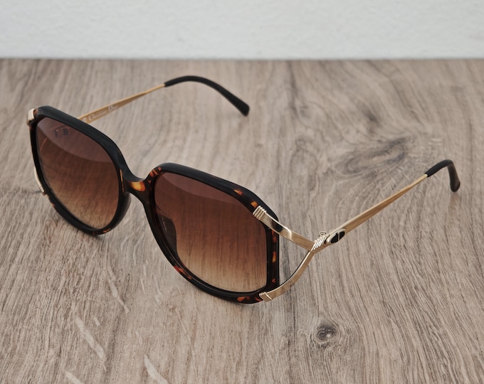 Christian Dior 2690 Women's Square Oversized Sunglasses Made in Germany - Vintage c. 1980s