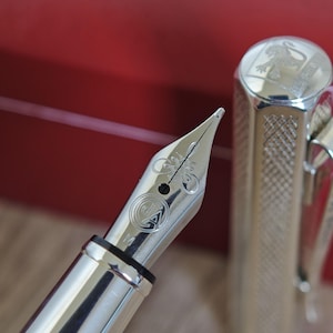 Caran d'Ache Ecridor Retro Collection Fountain Pen - Steel (M) Nib - Swiss Made image 14