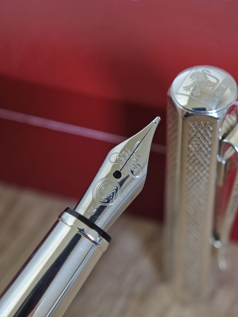 Caran d'Ache Ecridor Retro Collection Fountain Pen - Steel (M) Nib - Swiss Made image 14