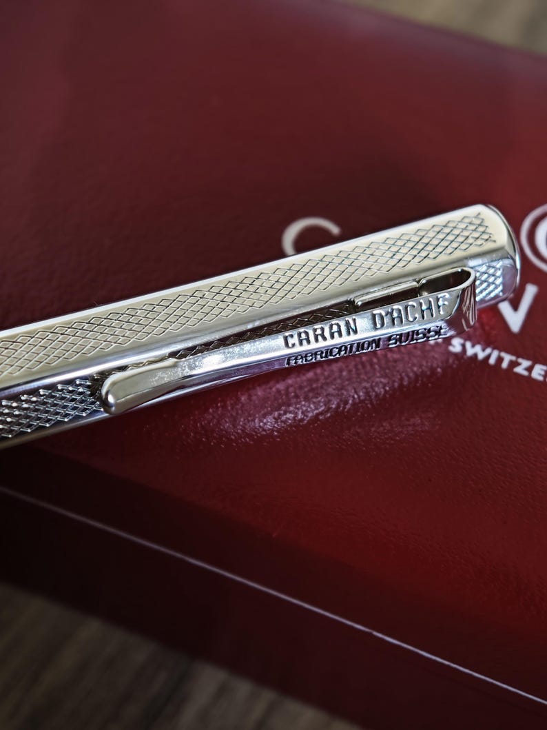 Caran d'Ache Ecridor Retro Collection Fountain Pen - Steel (M) Nib - Swiss Made image 12