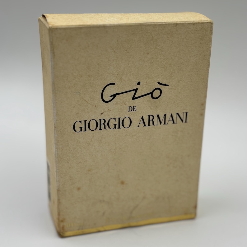 Gio by Giorgio Armani 100ml Eau de Parfum Rare Vintage Collectible Perfume Splash image 9