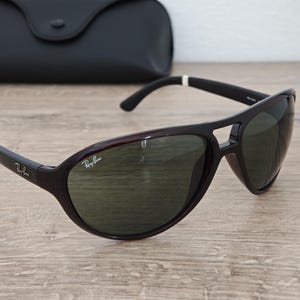 Ray-Ban RB 4090 Aviator Solglasögon Tillverkade i Italien - NOS - Utgången modell bild 1
