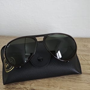 Ray-Ban RB 4090 Aviator Solglasögon Tillverkade i Italien - NOS - Utgången modell bild 5