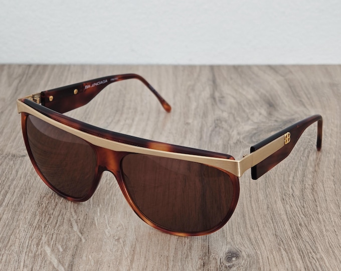Balenciaga Paris 2464 Vintage Sunglasses Made in France - c. 1980's