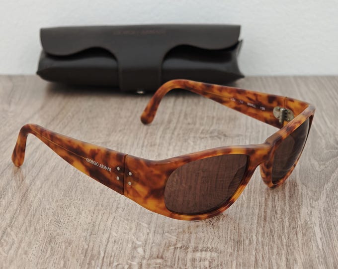 Giorgio Armani 932 Vintage Sunglasses - EAZY E - Ultra Rare - MINT