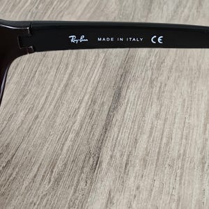 Ray-Ban RB 4090 Aviator Solglasögon Tillverkade i Italien - NOS - Utgången modell bild 10