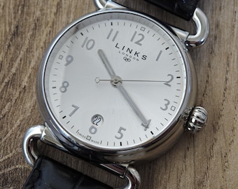 Links of London Men's Quartz Watch - Stainless Steel 40 mm - Swiss Made Ref. 6020.0232