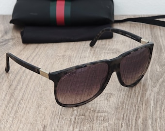 GUCCI GG 1002/S Men's Oversized Aviator Sunglasses Made in Italy