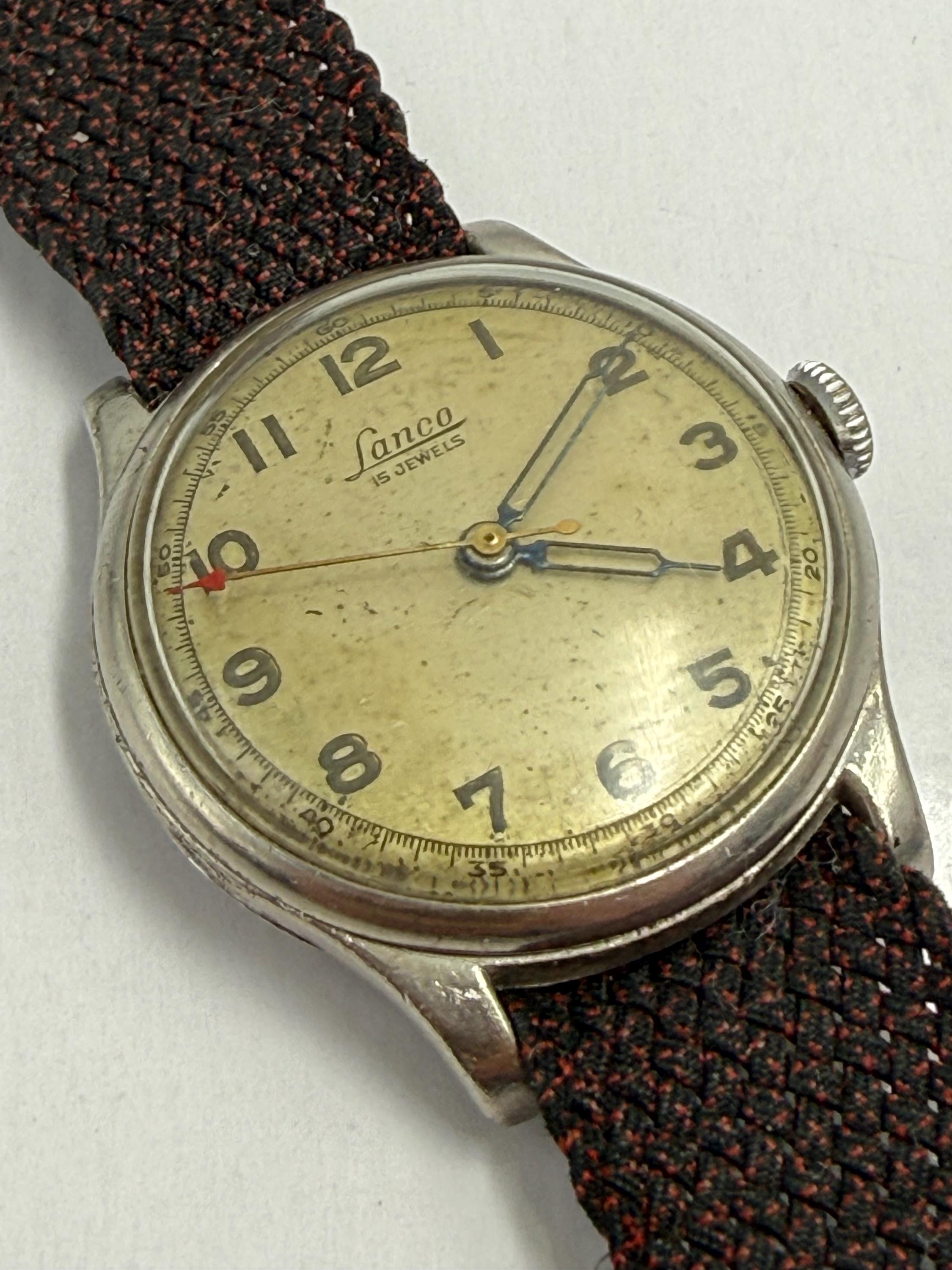 Montre Mécanique Vintage Lanco 1305 - Pour Homme, Occasion, Pièce De Collection