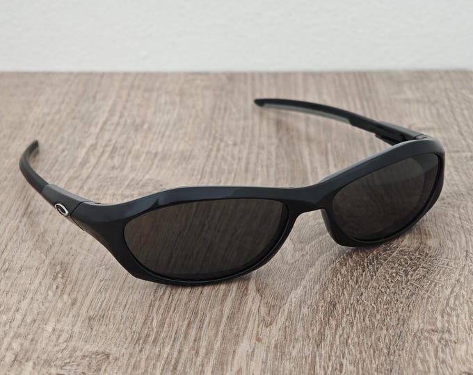 Vintage Smith Optics Capsule Max Sunglasses – Black Acetate, Made in Italy (Y2K)
