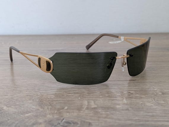 Salvatore Ferragamo 1083 Rimless Sunglasses Made in Italy  display picture 2
