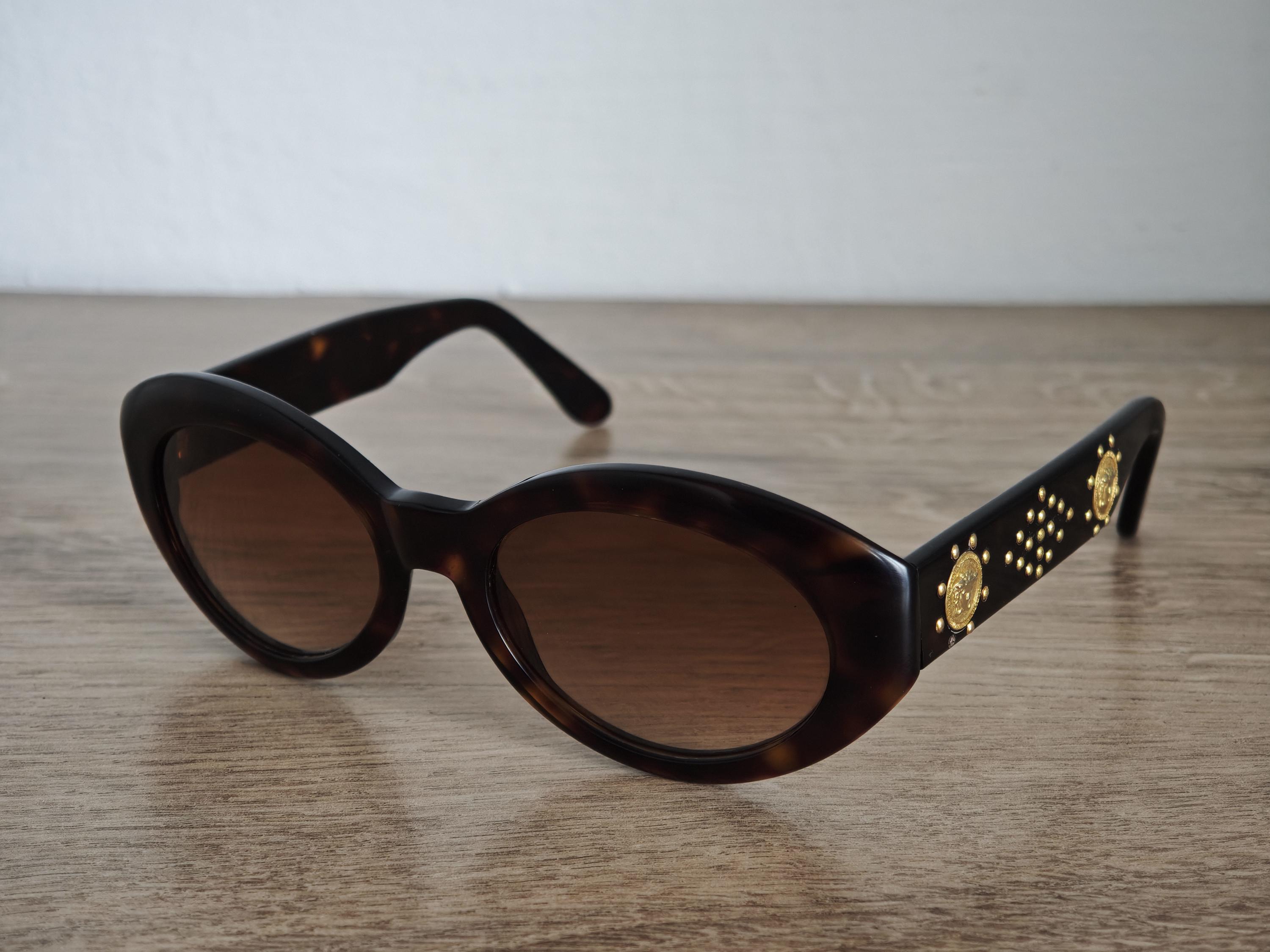 Versace Black/Tortoise Shell and Gold Medusa Sunglasses Versace VE4485 Medusa Plastic Cat-Eye Sunglasses | Neiman Marcus main image 2