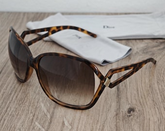Christian Dior Madrague Women's Oversized Sunglasses - Tortoise Gradient Acetate - c. 2000s