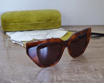 GUCCI GG0641 Women's Oversized Sunglasses Made in Japan