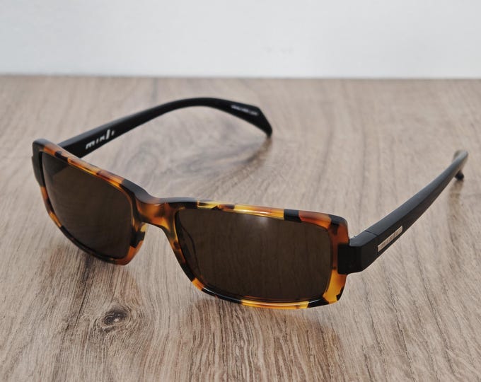 Alain Mikli M0432 Vintage Tortoise Shell Sunglasses - c. 1990's - 2000's Y2K