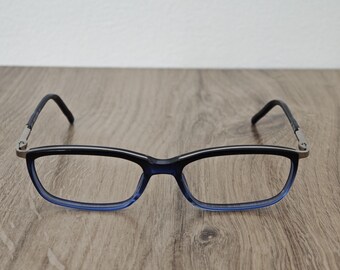 Gucci GG 1376 Small Blue Acetate Eyeglasses Frames (120mm Temples), Made Italy