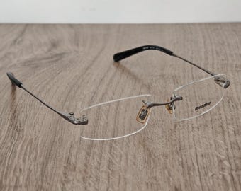 MIU MIU VMU56E Rimless Eyeglasses Frames Made in Italy - NOS