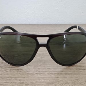 Ray-Ban RB 4090 Aviator Solglasögon Tillverkade i Italien - NOS - Utgången modell bild 3
