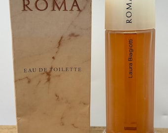 Vintage Roma Laura Biagiotti Eau de Toilette 100ml 3.4oz Rare Eurocos Original Formula