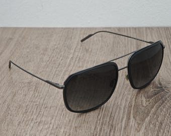 Dolce & Gabbana DG 2165 Men's Gunmetal Aviator Sunglasses Made in Italy