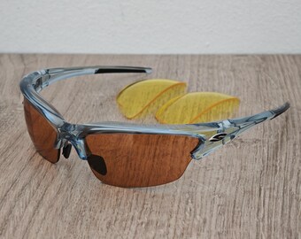 Gafas de sol deportivas Smith Optics FRONTLINE TLT Crystal Fuel Half Rim - NOS - Año 2000