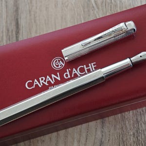 Caran d'Ache Ecridor Retro Collection Fountain Pen - Steel (M) Nib - Swiss Made image 2