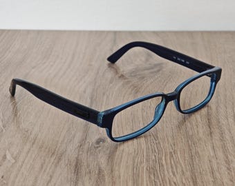 GUCCI GG 1180 Navy Blue Eyeglasses Frames Made in Italy - VINTAGE