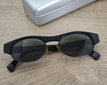 Vintage Alain Mikli 2677 Black Marbled Sunglasses Hand Made in France