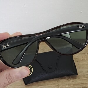 Ray-Ban RB 4090 Aviator Solglasögon Tillverkade i Italien - NOS - Utgången modell bild 8