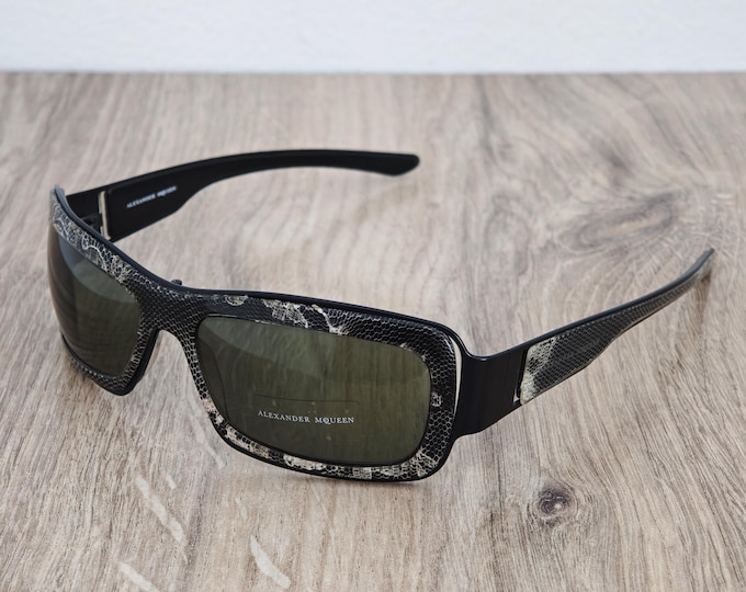 Alexander McQueen AMQ 4018/S Sunglasses Made in Italy - c. 1990's - 2000's Y2k