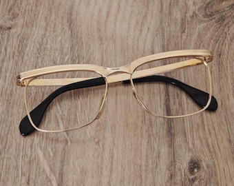 Vintage Metzler JK 1/10 12K Gold Filled Eyeglasses Frames - c. 1960's Germany