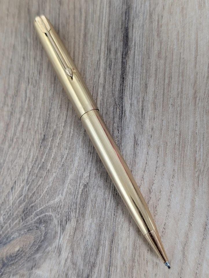Parker Pen 14k Gold - Etsy