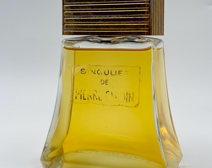 Vintage Pierre Cardin Singulier 105ml 3.5oz Splash Bottle  95% Full Made in France