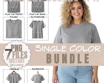 Comfort Farben T-Shirt Mockup | 1717 Schweres Modell | Ashley & Gray