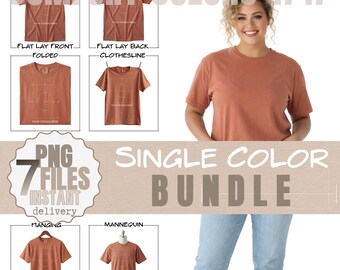 Comfort Farben T-Shirt Mockup | 1717 Schweres Modell | Ashley & Yam Farben
