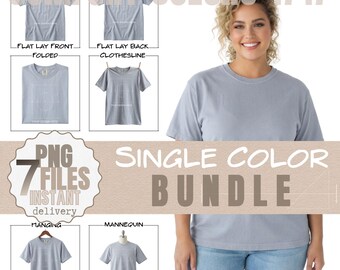 Comfort Farben T-Shirt Mockup | 1717 Schwergewicht | Ashley + Granite Model
