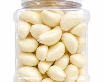 Fresh Peeled Garlic Cloves Ready to Use  16oz Jar