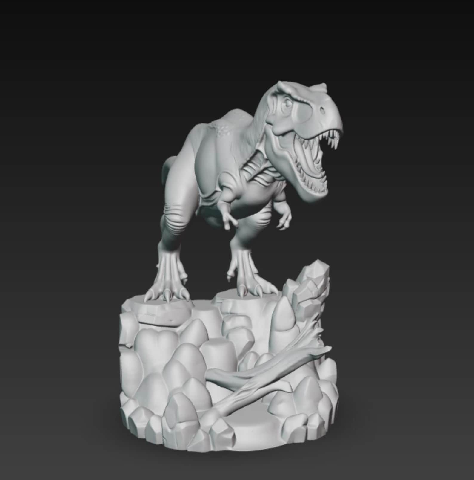 T-rex 3D Model : Trex STL File , High Quality 3D Model , Dinosaur 3D ...