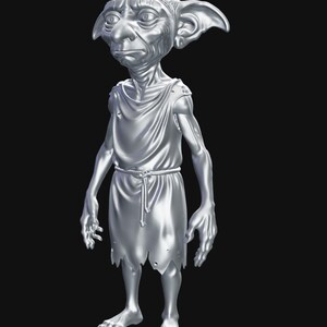 Dobby 3D Model : Dobby STL File , Harry Potter 3D Model , Harry Potter STL File , High Quality 3D Model , Dobby 3D Print File image 8