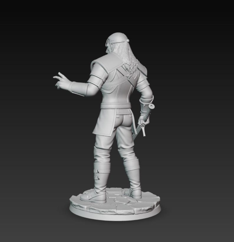 Witcher 3D Model : Gerald 3D Model , Witcher STL File , Game 3D Model ...
