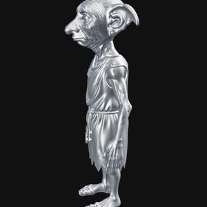 Dobby 3D Model : Dobby STL File , Harry Potter 3D Model , Harry Potter STL File , High Quality 3D Model , Dobby 3D Print File image 4