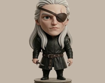 Eamond Targaryen STL-bestand: Eamond Chibi 3D-model, House of Dragon 3D-model, Eamond-standbeeldmodel