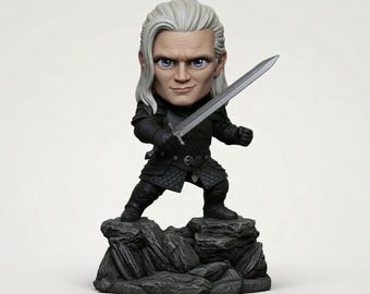 Daemon Targaryen STL-bestand: Daemon Chibi 3D-model, House of Dragon 3D-model, Daemon-standbeeldmodel