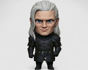 Daemon Targaryen STL-bestand: Daemon Chibi 3D-model, House of Dragon 3D-model, Daemon-standbeeldmodel