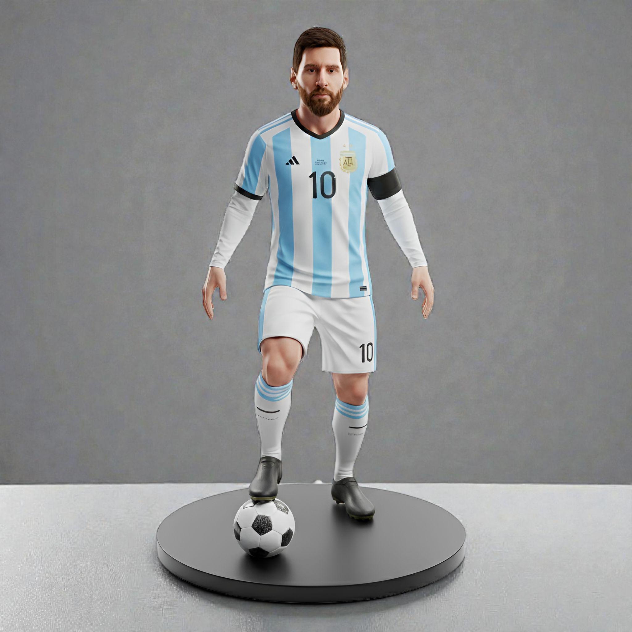 FIFAワールドカップ2022 リオネル・メッシ フィギュア Lionel messi figure - Etsy 日本