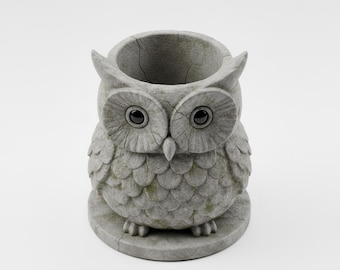 Owl Planter 3D Model : Succulent Planter STL File , Owl Planter Shelf , Stacked Owl Planter , 3D Model Flower Pot , Planter 3D Print File