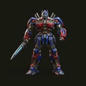 Optimus Prime 3D-model: Optimus STL-bestand, Transformers 3D-model, Transformers STL-bestand, 3D-model van hoge kwaliteit, Optimus 3D-afdrukbestand