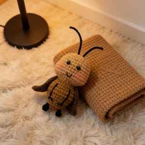 World of Whimsy Crochet Cockroach Pattern PDF Funny Amigurumi Bug Tutorial