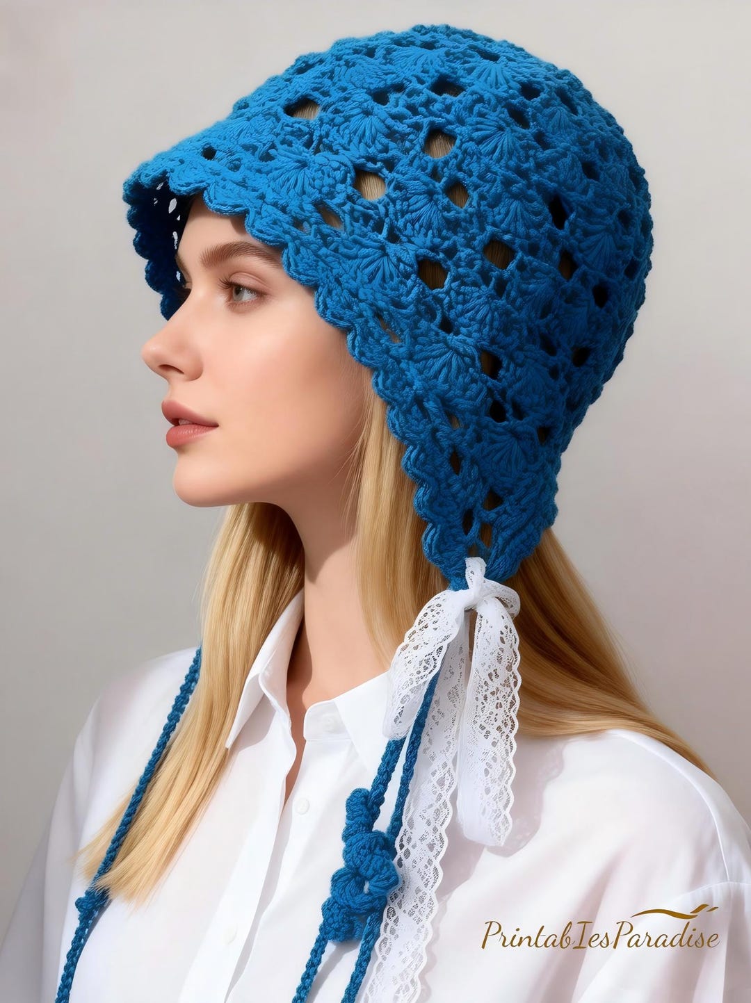 Sun Boho Hat Pattern PDF Summer Bucket Hat Beach Floral Crochet ...